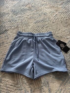 Women’s Light Blue Drawstring Shorts and tank set